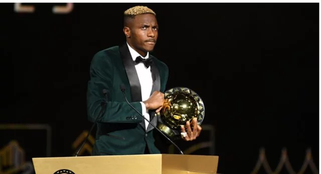 Oshimen emerges African footballer of the year.