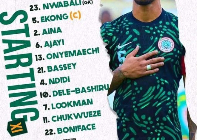 Breaking: Super Eagles Team List As They Take On Amavubi Of Rwanda.