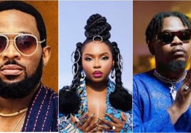 The Quartet Of D’ Banj, Yemi Alade, Olamide, Timi Dakolo Perform At Military African Games Opening Ceremony.